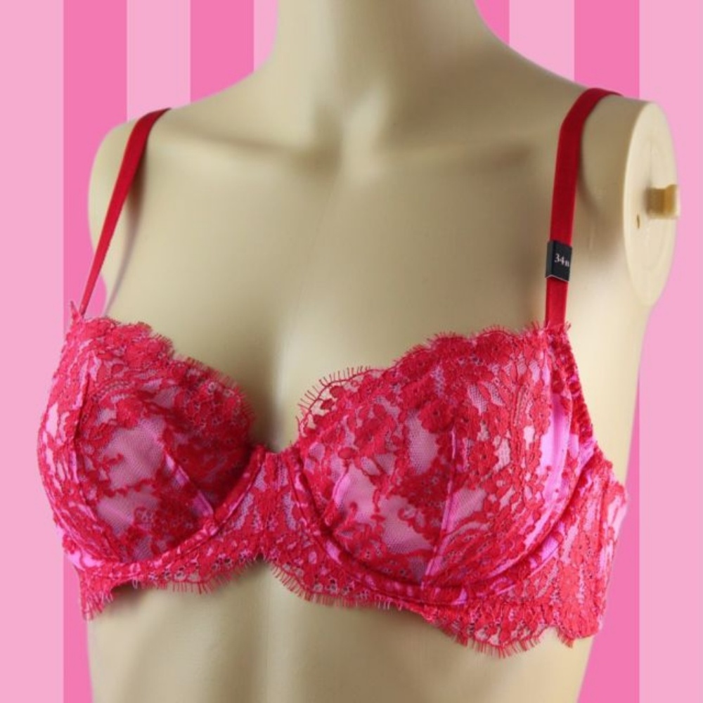 NWT- VS VERY SEXY UNLINED DEMI BRA - LACE - Picture 3 of 5